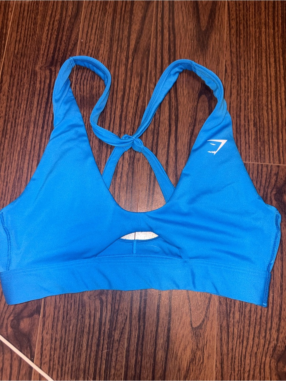 Gymshark Bright Blue Tie-Back Sports Bra